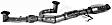 169797 Center Catalytic Converter, 3.0L, 6Cyl, CARB and Federal EPA Standards, 50-state Legal, Direct Fit