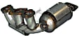 17108 Front, Driver Side Catalytic Converter, 3.3L, 6Cyl, Federal EPA Standard, 46-State Legal (Cannot ship to CA, CO, NY or ME), Exact Fit Series, Direct Fit
