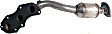 17213 Front, Passenger Side Catalytic Converter, Federal EPA Standard, 46-State Legal (Cannot ship to CA, CO, NY or ME), AWD, Exact Fit Series, Direct Fit