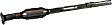 17317 Rear Catalytic Converter, 3.3L, 6Cyl, Federal EPA Standard, 46-State Legal (Cannot ship to CA, CO, NY or ME), Exact Fit Series, Direct Fit