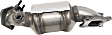 17323 Front, Driver Side Catalytic Converter, 6 Cylinder, Radiator Side Precat, Federal EPA Standard, 46-State Legal (Cannot ship to CA, CO, NY or ME)	