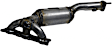 17345 Rear Catalytic Converter, 3.0L, 6Cyl, Federal EPA Standard, 46-State Legal (Cannot ship to CA, CO, NY or ME), Exact Fit Series, Direct Fit