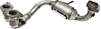 17429 Rear Catalytic Converter, 1.8L, 4Cyl, Federal EPA Standard, 46-State Legal (Cannot ship to CA, CO, NY or ME), Exact Fit Series, Direct Fit