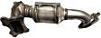 17480 Front Catalytic Converter, 2.4L, 4Cyl, Federal EPA Standard, 46-State Legal (Cannot ship to CA, CO, NY or ME), Exact Fit Series, Direct Fit