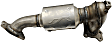 17480 Front Catalytic Converter, 2.4L, 4Cyl, Federal EPA Standard, 46-State Legal (Cannot ship to CA, CO, NY or ME), Exact Fit Series, Direct Fit