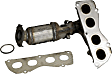 17481 Front Catalytic Converter, 2.5L, 4Cyl, Federal EPA Standard, 46-State Legal (Cannot ship to CA, CO, NY or ME), Exact Fit Series, Direct Fit