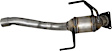 17532 Rear, Passenger Side Catalytic Converter, 4.2L, 8Cyl, Federal EPA Standard, 46-State Legal (Cannot ship to CA, CO, NY or ME), Exact Fit Series, Direct Fit