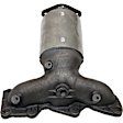 17646 Front, Frontward Catalytic Converter, 3.3L, 6Cyl, Federal EPA Standard, 46-State Legal (Cannot ship to CA, CO, NY or ME), Direct Fit