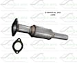 17690 Rear Catalytic Converter, Federal EPA Standard, 46-State Legal (Cannot ship to CA, CO, NY or ME), Direct Fit