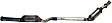 18083 Driver Side Catalytic Converter, Federal EPA Standard, 46-State Legal (Cannot ship to CA, CO, NY or ME), Standard Series, Direct Fit