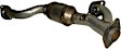18149 Front, Passenger Side Catalytic Converter, 3.5L, 6Cyl, Federal EPA Standard, 46-State Legal (Cannot ship to CA, CO, NY or ME), Standard Series, Direct Fit