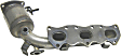 18207 Front, Passenger Side Catalytic Converter, Federal EPA Standard, 46-State Legal (Cannot ship to CA, CO, NY or ME), Standard Series, Direct Fit