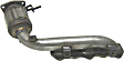 18208 Front, Driver Side Catalytic Converter, Federal EPA Standard, 46-State Legal (Cannot ship to CA, CO, NY or ME), Standard Series, Direct Fit
