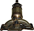 18251 Front, Driver Side Catalytic Converter, Federal EPA Standard, 46-State Legal (Cannot ship to CA, CO, NY or ME), Standard Series, Direct Fit
