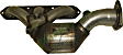 18271 Front, Passenger Side Catalytic Converter, Federal EPA Standard, 46-State Legal (Cannot ship to CA, CO, NY or ME), Standard Series, Direct Fit