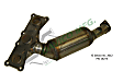 18275 Rear Catalytic Converter, 3.0L, 6Cyl, Federal EPA Standard, 46-State Legal (Cannot ship to CA, CO, NY or ME), Exact Fit Series, Direct Fit