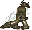 18291 Front, Passenger Side Catalytic Converter, 3.0L, 6Cyl, Federal EPA Standard, 46-State Legal (Cannot ship to CA, CO, NY or ME), Exact Fit Series, Direct Fit