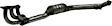 18333 Passenger Side Catalytic Converter, Federal EPA Standard, 46-State Legal (Cannot ship to CA, CO, NY or ME), Exact Fit Series, Direct Fit