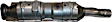 19251 Rear Catalytic Converter, Federal EPA Standard, 46-State Legal (Cannot ship to CA, CO, NY or ME), Stripped Chassis, Exact Fit Series, Direct Fit