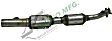 193012 Front, Passenger Side Catalytic Converter, Federal EPA Standard, 46-State Legal (Cannot ship to CA, CO, NY or ME), Exact Fit Series, Direct Fit