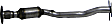 19359 Center Catalytic Converter, 3.8L, 6Cyl, Federal EPA Standard, 46-State Legal (Cannot ship to CA, CO, NY or ME), Standard Series, Direct Fit