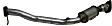 19359 Center Catalytic Converter, 3.8L, 6Cyl, Federal EPA Standard, 46-State Legal (Cannot ship to CA, CO, NY or ME), Standard Series, Direct Fit