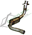 193721 Front, Driver Side Catalytic Converter, 3.7L, 6Cyl, Federal EPA Standard, 46-State Legal (Cannot ship to CA, CO, NY or ME), Exact Fit Series, Direct Fit