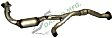193722 Front, Passenger Side Catalytic Converter, 3.7L, 6Cyl, Federal EPA Standard, 46-State Legal (Cannot ship to CA, CO, NY or ME), Exact Fit Series, Direct Fit