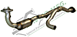 193722 Front, Passenger Side Catalytic Converter, 3.7L, 6Cyl, Federal EPA Standard, 46-State Legal (Cannot ship to CA, CO, NY or ME), Exact Fit Series, Direct Fit
