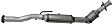 2004 Ford Ranger - Center Catalytic Converter, 4 Cyl 2.3L, Federal EPA Standard, 46-State Legal (Cannot ship to CA, CO, NY or ME), Exact Fit Series