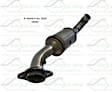 19662 Front, Driver Side Catalytic Converter, 6.2L, 8Cyl, Federal EPA Standard, 46-State Legal (Cannot ship to CA, CO, NY or ME), Direct Fit