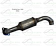 19662 Front, Driver Side Catalytic Converter, 6.2L, 8Cyl, Federal EPA Standard, 46-State Legal (Cannot ship to CA, CO, NY or ME), Direct Fit