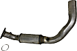 197301 Front, Driver Side Catalytic Converter, Federal EPA Standard, 46-State Legal (Cannot ship to CA, CO, NY or ME), Exact Fit Series, Direct Fit
