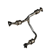19758 Front Catalytic Converter, Federal EPA Standard, 46-State Legal (Cannot ship to CA, CO, NY or ME), Exact Fit Series