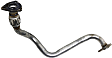 2002 Chevrolet S10 - Prebent Exhaust Pipe, Aluminized Steel, 2.2L 4Cyl