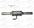 23401 Center Catalytic Converter, Federal EPA Standard, 46-State Legal (Cannot ship to CA, CO, NY or ME), Exact Fit Series, Direct Fit