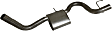 424558 Resonator - Aluminized Steel, Direct Fit, Sold Individually