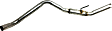 425530 Tail Pipe - Natural, Aluminized Steel, Direct Fit, Sold Individually