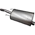 490452 Driver Side Muffler, Factory Finish