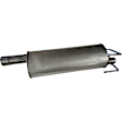 491692 Muffler, Factory Finish, with Dual Exhaust