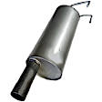 491692 Muffler, Factory Finish, with Dual Exhaust