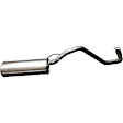 498587 Muffler, Factory Finish, 2.7L, 4Cyl