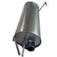 498977 Muffler, Factory Finish, with 3 Hangers