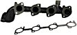 663055 Driver Side Exhaust Manifold, Exact Fit Series