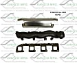 663401 Driver Side Exhaust Manifold, Exact Fit Series