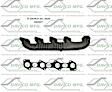 663437 Passenger Side Exhaust Manifold, Exact Fit Series