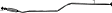 823440 Tail Pipe - Aluminized Steel, Direct Fit, Sold individually