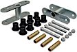 KJ61008BK Leaf Spring Shackles and Hangers - Direct Fit, 2-spring set