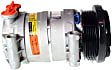 1998 GMC Savana 1500 - A/C Compressor, With 6 Groove Pulley, With Clutch, 6-Groove Pulley, 5.0L 8Cyl