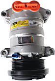 1998 GMC Savana 1500 - A/C Compressor, With 6 Groove Pulley, With Clutch, 6-Groove Pulley, 5.0L 8Cyl